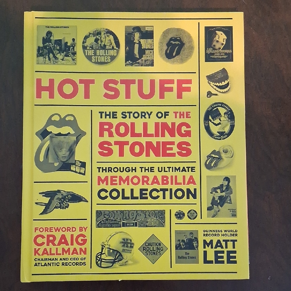 Hot Stuff The Story Of The Rolling Stones -  Memorabilia Collection Book